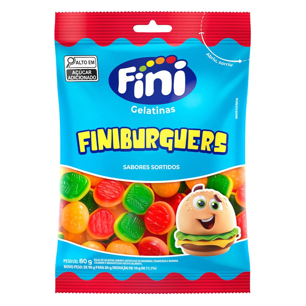 FINI BURGUERS 80g 12UN