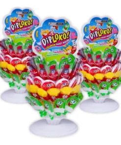 TORRE DIPLOKO LOLLIPOP FAST FOOD 15g 60UN